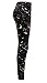 KaKaxi 80s Women's Paint Neon Splatter Leggings(XS-XL, Neon Splatter)