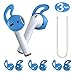 MRPLUM Ear Hooks AirPod Silicone Earbuds Covers Accessories Anti-Slip Earbuds Tips with Strap Compatible with Apple AirPods 1 & 2 or EarPods Headphone Earphone 3 Pairs (Blue)thumb 1
