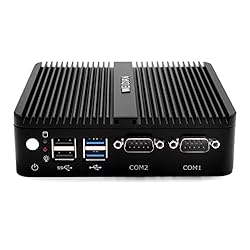 WEIDIAN Fanless PC Dual NIC, Mini Desktop Computer