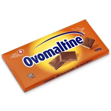 Ovomaltine of Switzerland chocolate bar 