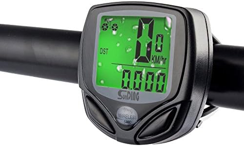 LifeFly Wireless Bicycle Speedometer with Backlight, Multi Function Bike Odometer Cycling