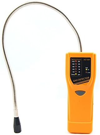 AZ Combustible Gas Detector LED Indicator Battery Operated Alarm Handheld Digital Methane Propane Gas Leak Detector