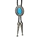 Mens Pu leather western cowboy bolo bola tie