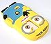 For LG Tribute 2 LS665 Phone Case - Cute Despicable Me Minions Yellow/Blue Soft Rubber Silicone Protection Skin Cover [MobileCentral]