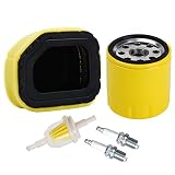 HIFROM 32 083 03-S 32 883 03-S1 Air Filter with 52 050 02-S Oil Filter 25 050 03-S Fuel Filter Spark Plug Tune up Kit for Kohler SV710 SV715 SV720 SV730 SV735 and SV740 Lawn Mower