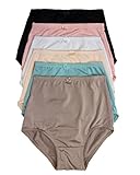 Women's 6 Pack Solid Color Underwear (large)