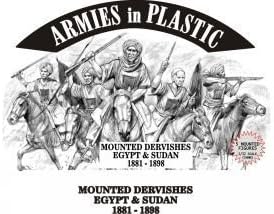 Egypt &amp; Sudan 1882-1898 Dervishes (5 Mounted) 1/32 Armies in Plastic by Armies in Plastic