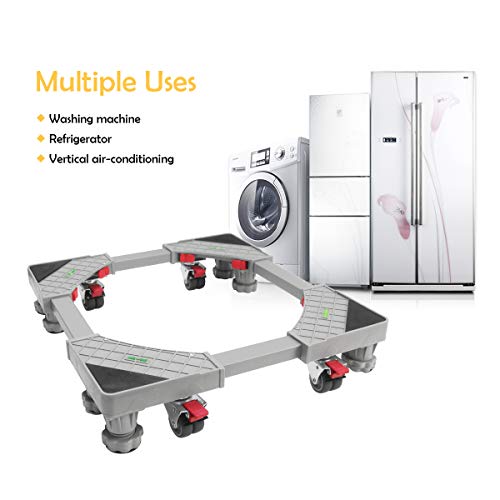 1 Refrigerator+Rollers+Adjustable+Locking+Pedestal