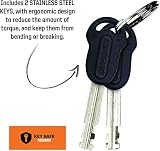 Kryptonite Keeper U-Lock Standard with Braided Cable 12mm Shackle 4ft Cable view 3