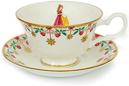English Ladies Co. Disney Princess Winter Belle Cup and Saucer - from Beauty and The Beast