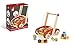 Janod ABC Walking Trolley with Blocks, 16.14 inches Tall, (J05379)