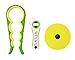 Alaep Jar Bottle Soda Can Opener - Silicone Hand Gripper Aid - Large Openers Set for Weak Hands and Seniors with Arthritis - Bottle Squeeze Lids and Rubber Grip