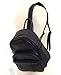 Leather Backpack Purse Mid Size & Convertible into single strap sling Bag or Backpack wearing Multiple Organizer Pockets Black