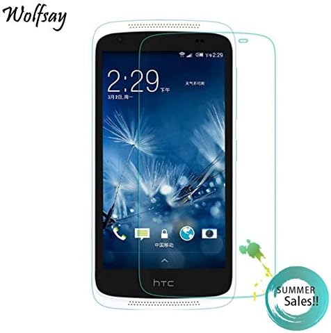 LOUQBH screen protectors 2Pcs For Glass HTC Desire 526G Tempered Glass for HTC Desire 526G Glass For HTC 526 Protective Film