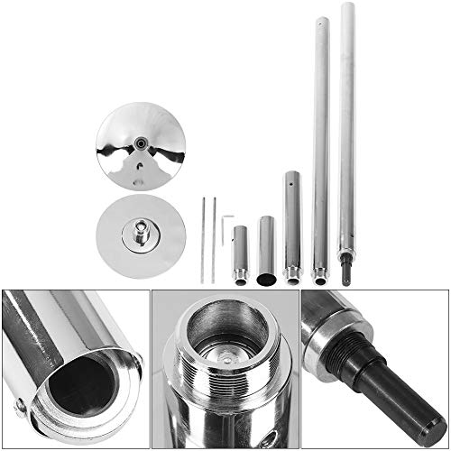 Vbestlife. Professional Removable Steel Dancing Pole Sections Kit 45mm Disco Exercise Yoga Spinning Stripper Dancing Fitness Sports Gym Exercise Static Dance Pole Performance Practice (Diameter45mm) - Thumbnail 5