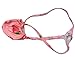 WOSESE Mens G-string Swim Thong Bikini Underwear Strawberry (L/XL fit waist 34''-38'', Pink)