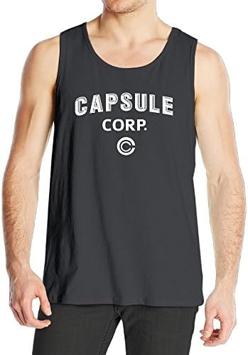 Men's Dragon Dall Capsule Corp Tank Top Black