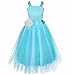 iiniim Girls Kids Crossed Back Bridesmaid Wedding Pageant Party Flower Girl Dress