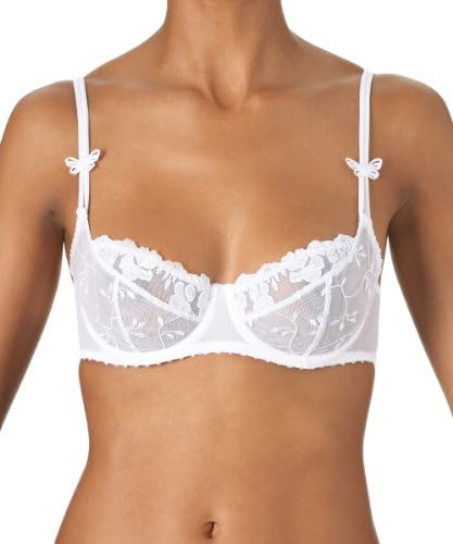 Aubade Fleurs de Pommier 3/4 Cup Balconette Bra (GA15) 32F/White