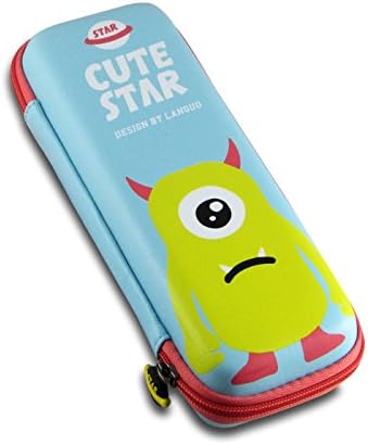 Yellow Monster Fashion Fancy Multifunction Stationary School Office Supply Organizer Pencil Case Bag Bluesky Monter