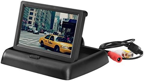 Scotabc SC170-02LCM Foldable 4.3 Inch Color LCD TFT Rearview Monitor Screen for Car Backup Camera