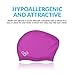 Vitchelo Waterproof Extra Large Swim Caps for Long Hair - Silicone Swimming Cap Dreadlocks Women & Ladies That Keeps Hair Dry (Purple)