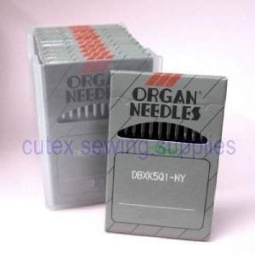 100 Organ DBXK5Q1-NY Embroidery Needles For Janome MB4, Melco EP4, Elna 9900 (Size 75 / 11)