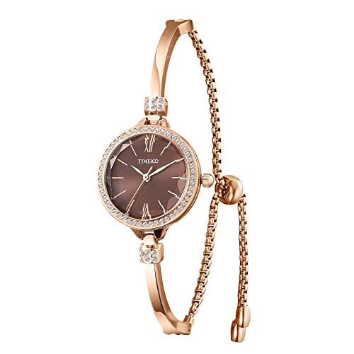 TIME100 Women's Fashion Bracelet Ladies Watch, Braun, ✎ Special style