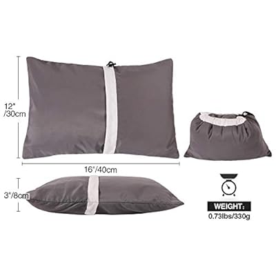 REDCAMP Camping Pillow for Sleeping Lightweight and Compressible, Small Pillow for Travel Backpacking Hammock, Peach… 41I3 Lz%2BwsL