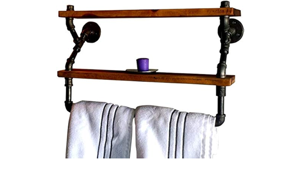 ZLC Toallero País Americano Retro Estilo Industrial/Hierro ...