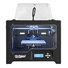 FlashForge 3D Printer Creator Pro, Metal Frame Structure, Acrylic Covers, Optimized Build Platform, Dual Extruder W/2 Spools, Works with ABS and PLA