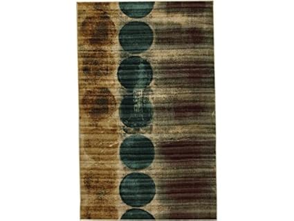 Amazon Com 5 Feet By 8 Feet Blue Moon Rug By Coaster Furniture
