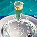 Plexware 5 Oz Clear Premium One Piece Plastic Champagne Flutes 8/pk (Champagne Flute)