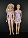 Doll Bra and Underwear Set in Light Purple with Nightgown Made to Fit Barbie Doll