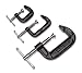 TEKTON Malleable Iron C-Clamp Set (3-Piece) | 91809