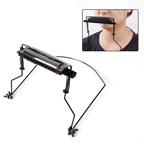 Harmonica Neck Rack Mount Holder Stand Adjustable Suitable For