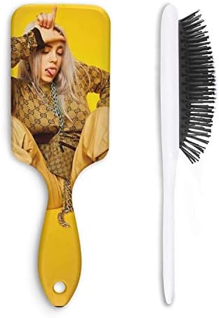 Detangling Cushion Hairbrush Wet and Dry Hair Comb for All Hair Types Music Band Album Cover