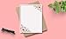 100 Stationery Writing Paper, with Cute Floral Designs Perfect for Notes or Letter Writing - Pink Roses