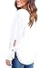 Dokotoo Womens Casual Ladies Chiffon Blouses and Tops for Work White Small