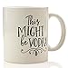 Funny 11oz Coffee or Tea Mugs - Might Be Vodka Mug by Eitly -Great Sarcasm Gift for Men, Women, Mom or Dad, Sister, Brother, Boss, Teacher
