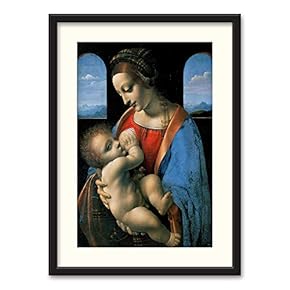 SIGNFORD Black Framed Canvas Wall Art Famous Painting...