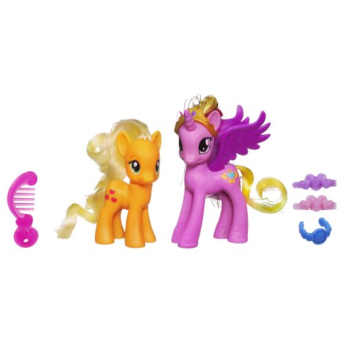 My Little Pony Princess Cadance and Applejack Figures