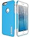 TOTU iPhone 6S Plus Case, Scratch Resistant Thin Dual Layer Protective Hybrid Case Shock Absorbing Technology Case for Apple iPhone 6 plus (2014) and iPhone 6S Plus (2015) - Cyan Blue/Haze Gray