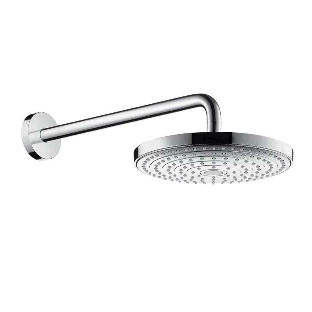 hansgrohe Raindance Select S 240 overhead shower with 390 mm shower arm, 2 spray modes, chrome 26466000
