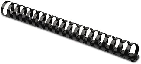 Fellowes 5236903 Plastic Comb Bindings, 2-Inch Diameter, 500 Sheet Capacity, Black, 10 Combs/Pack