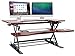 Halter Height Adjustable Pre-Assembled Standing Desk Converter, Elevating Desktop Riser, Standing Desk for Sit or Stand Computer Workstations, 36 Inches; Cherry
