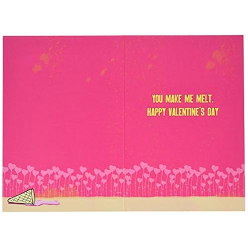 2219 'Ice Cream' - Funny Valentine's Day Greeting Card with 5 Office Products, Office & School Supplies, Paper, Cards & Card Stock, Greeting Cards