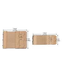 Garmol - Extensor de sujetador para mujer con 3 ganchos para sujetador de espalda, 6 unidades