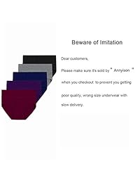 Annyison - Bragas para mujer, paquete de 1 4 5, algodón suave, cintura alta, transpirables, color liso, bragas para mujer