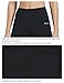 BALEAF Women's 16 Inches High Waisted Yoga Capri Leggings Power Flex Workout Pants Inner Pocketed Black Size S